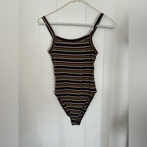 Striped Forever 21 bodysuit